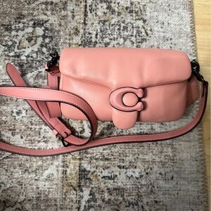 Coach Pillow Tabby Blush Pink Leather Shoulder Bag
